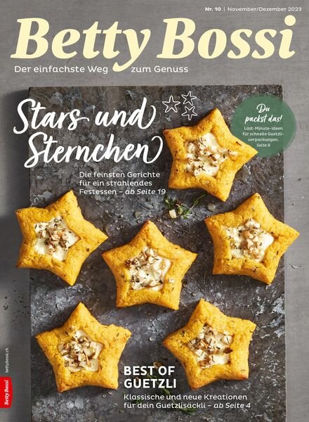 Betty Bossi – November-Dezember 2023 Cover