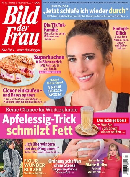 Bild der Frau – 3 November 2023 Cover