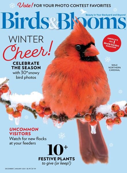 Birds & Blooms – December 2023 – January 2024 Cover