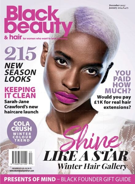 Black Beauty & Hair – December-January 2024 Cover