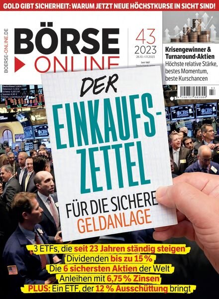 Borse Online – 26 Oktober 2023 Cover