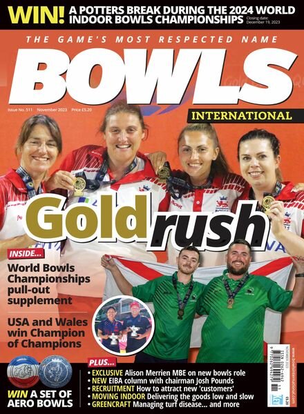 Bowls International – November 2023 Cover