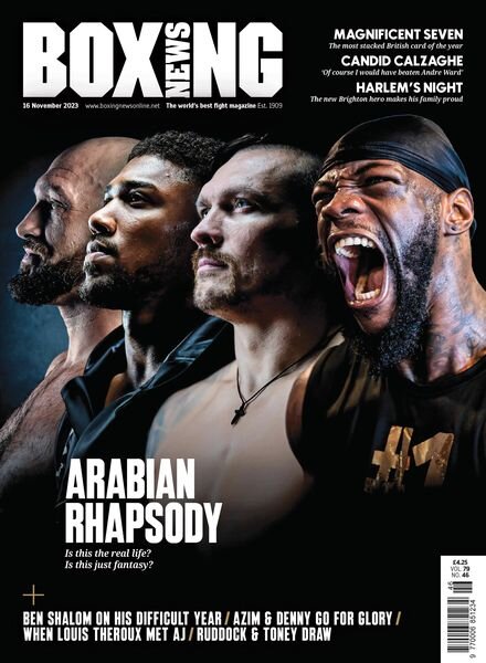 Boxing News – 16 November 2023 Cover