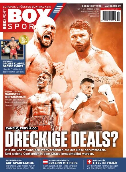 BoxSport – November-Dezember 2023 Cover