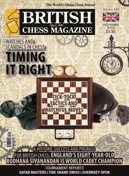 British Chess Magazine – November 2023 Cover
