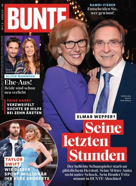 Bunte – 10 November 2023 Cover