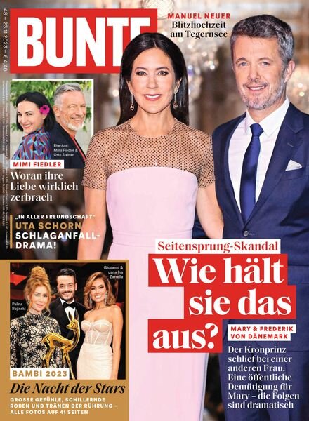 Bunte – 24 November 2023 Cover