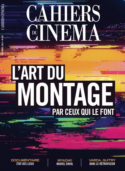Cahiers du Cinema – Novembre 2023 Cover