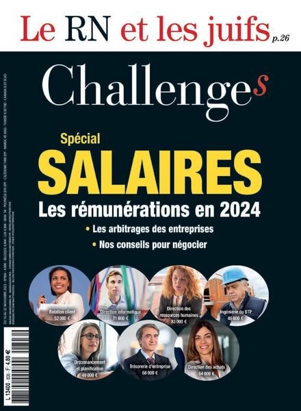 Challenges – 16 Novembre 2023 Cover