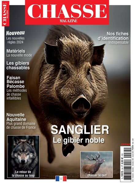 Chasse Magazine – Novembre-Decembre 2023 – Janvier 2024 Cover