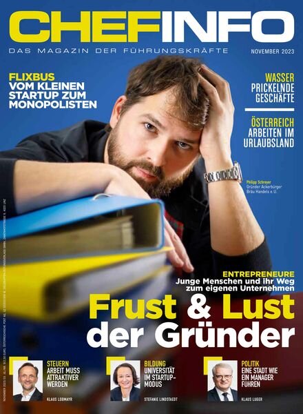 Chefinfo – November 2023 Cover
