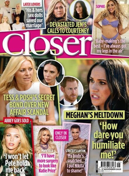 Closer UK – Issue 1082 – 11 November 2023 Cover