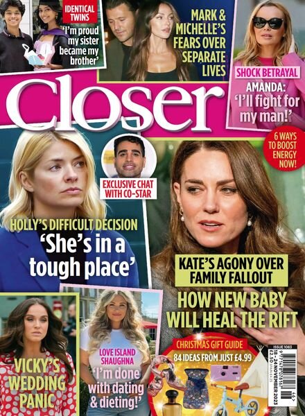 Closer UK – Issue 1083 – 18 November 2023 Cover