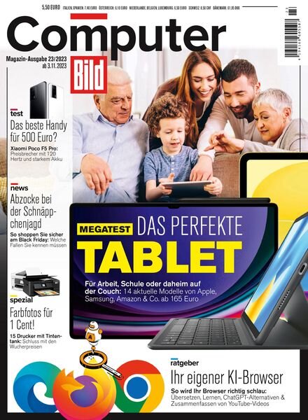 Computer Bild Germany – 3 November 2023 Cover