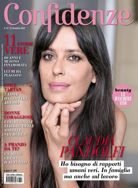 Confidenze – 21 Novembre 2023 Cover