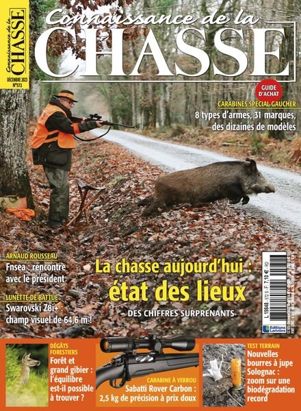 Connaissance de la Chasse – Decembre 2023 Cover