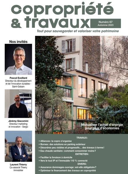 Copropriete & Travaux – Octobre 2023 Cover