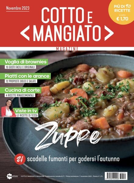 Cotto e Mangiato – Novembre 2023 Cover