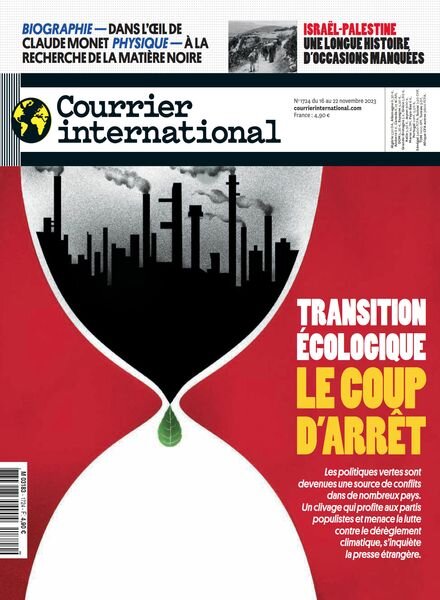 Courrier International – 16 Novembre 2023 Cover