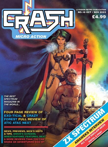 Crash Micro Action – Issue 18 – October-November 2023 Cover