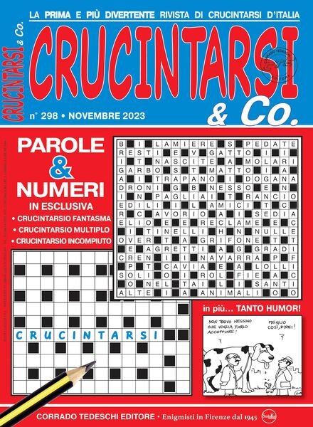 Crucintarsi & Co – Novembre 2023 Cover