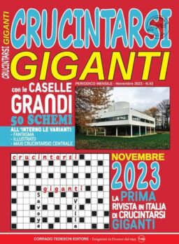 Crucintarsi Giganti – Novembre 2023