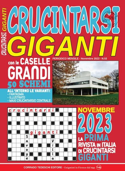 Crucintarsi Giganti – Novembre 2023 Cover