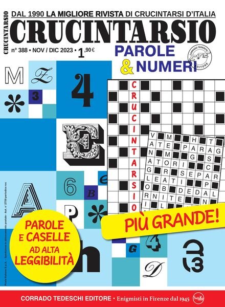 Crucintarsio – Novembre-Dicembre 2023 Cover