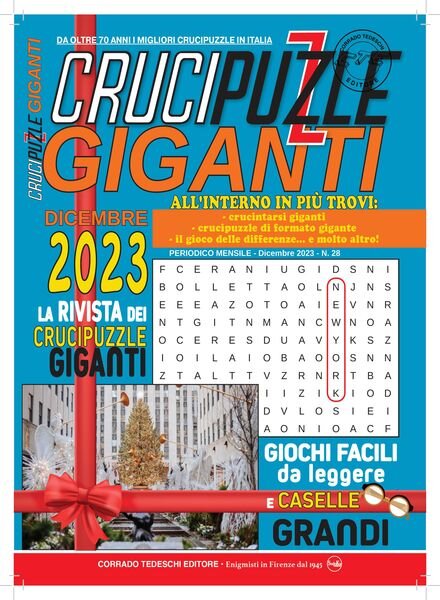 Crucipuzzle Giganti – Dicembre 2023 Cover