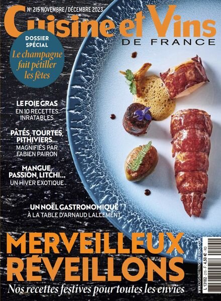 Cuisine et Vins de France – Novembre-Decembre 2023 Cover