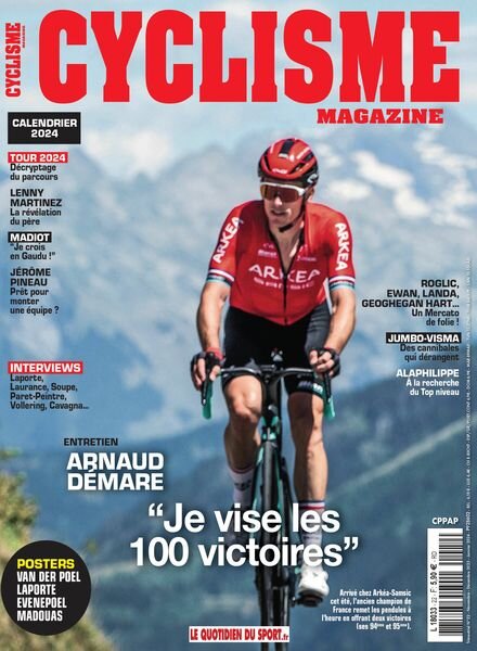 Cyclisme Magazine – Novembre-Decembre 2023 – Janvier 2024 Cover