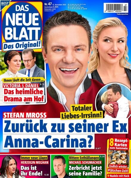 Das Neue Blatt – 15 November 2023 Cover