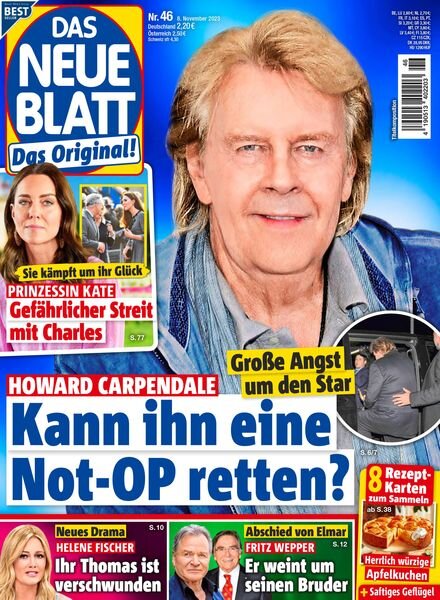Das Neue Blatt – 8 November 2023 Cover