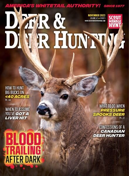 Deer & Deer Hunting – November 2023 Cover