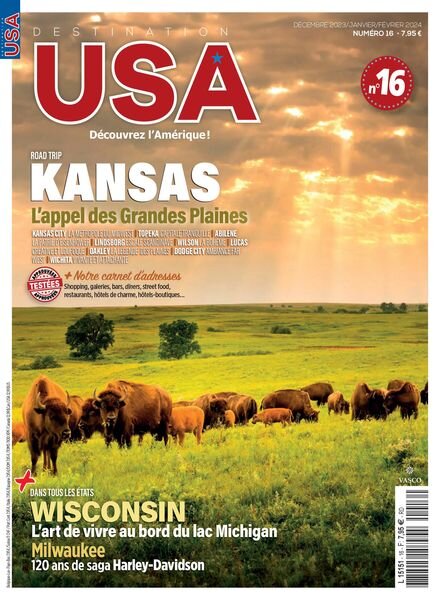 Destination USA – Decembre 2023 – Janvier-Fevrier 2024 Cover