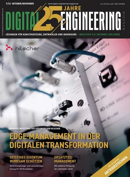 Digital Engineering Germany – Oktober-November 2023 Cover