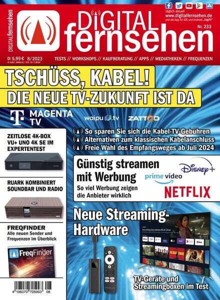Digital Fernsehen – November 2023 Cover