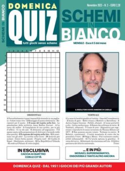 Domenica Quiz Schemi in Bianco – Novembre 2023