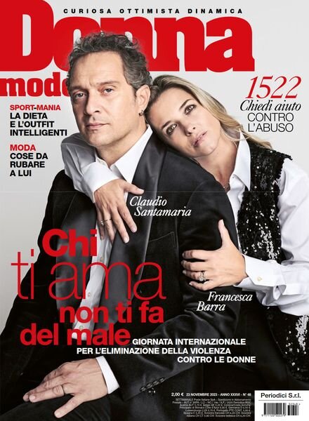 Donna Moderna – 23 Novembre 2023 Cover