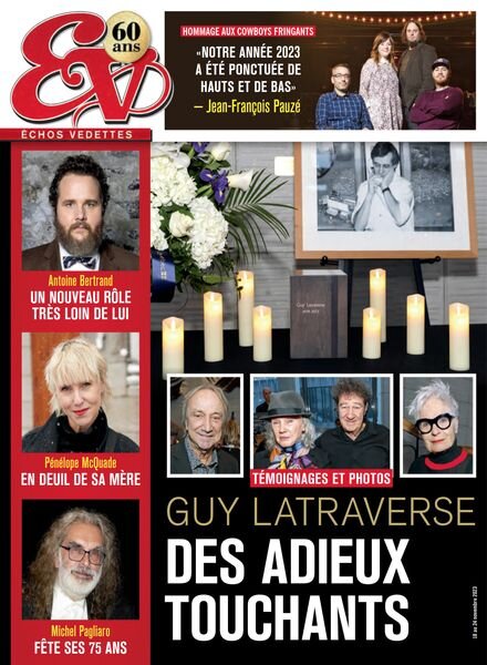 echos Vedettes – 18 Novembre 2023 Cover