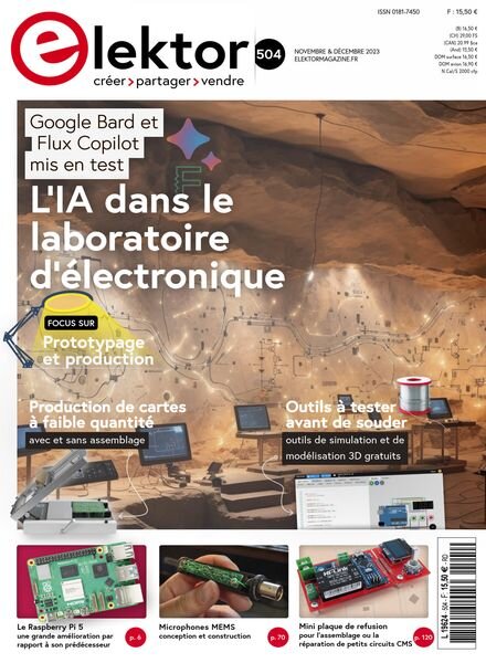 Elektor France – Novembre-Decembre 2023 Cover