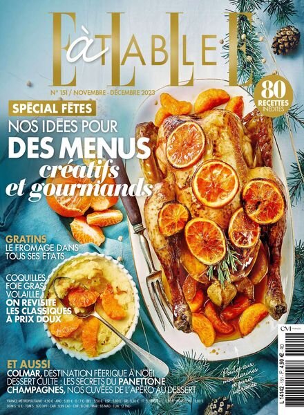 Elle a Table – Novembre-Decembre 2023 Cover