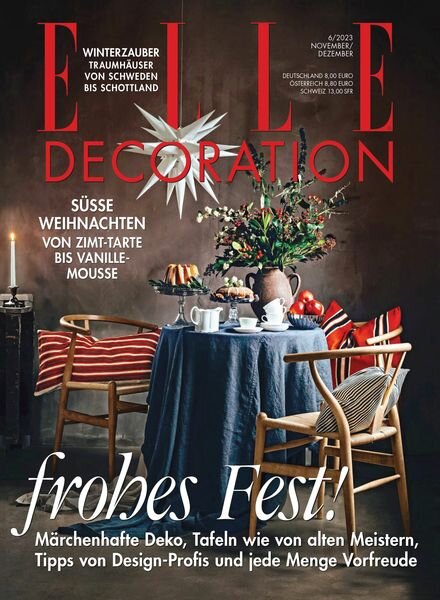 Elle Decoration Germany – November-Dezember 2023 Cover