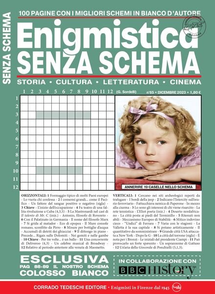 Enigmistica Senza Schema – Dicembre 2023 Cover