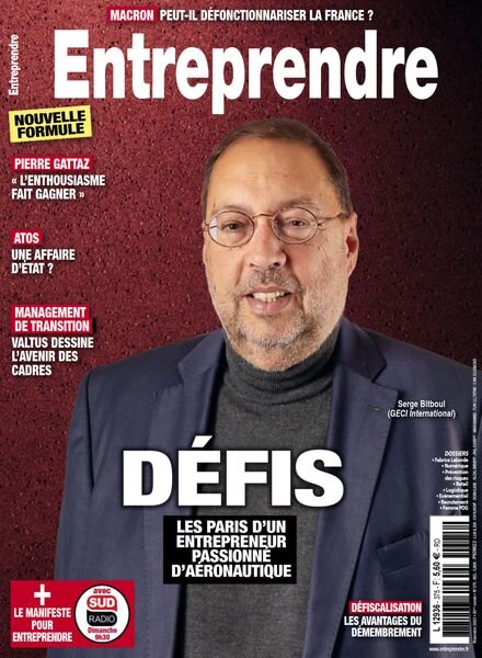 Entreprendre – Novembre 2023 Cover