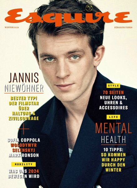 Esquire Germany – Winter 2023-2024 Cover
