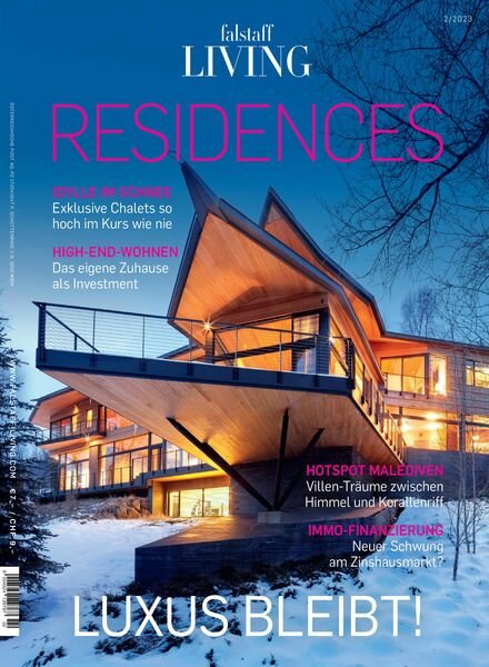 Falstaff Living – Residences – November 2023 Cover