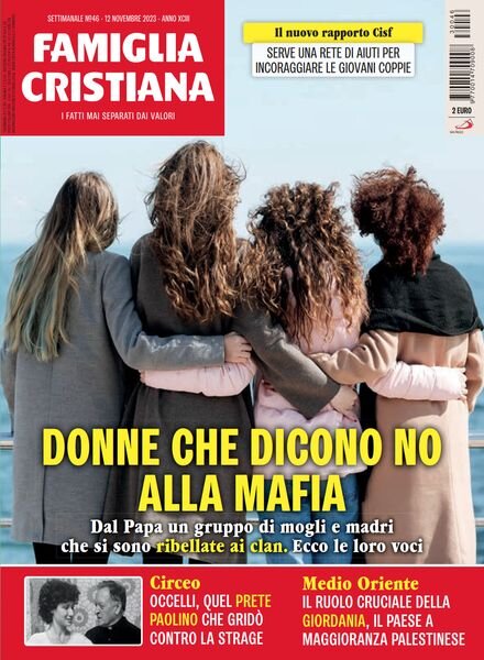 Famiglia Cristiana – 12 Novembre 2023 Cover