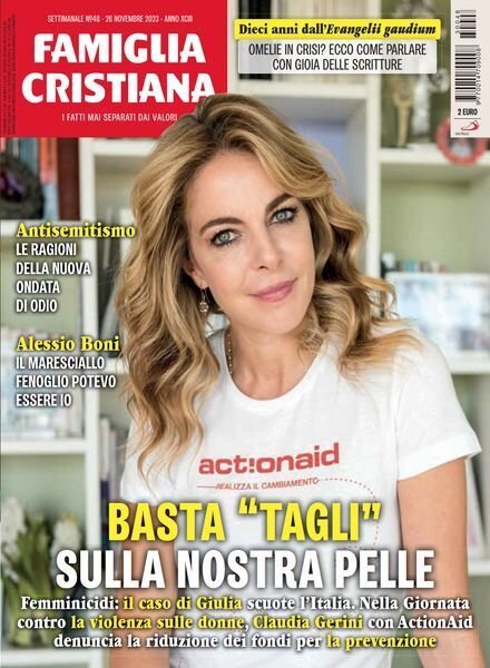 Famiglia Cristiana – 26 Novembre 2023 Cover