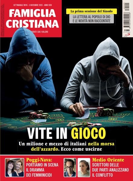 Famiglia Cristiana – 5 Novembre 2023 Cover